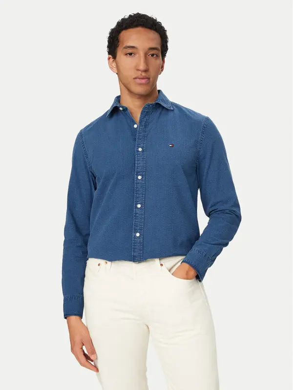 Tommy Hilfiger Tommy Hilfiger Košulja MW0MW42417 Plava Regular Fit