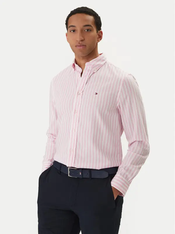Tommy Hilfiger Tommy Hilfiger Košulja MW0MW42440 Ružičasta Regular Fit