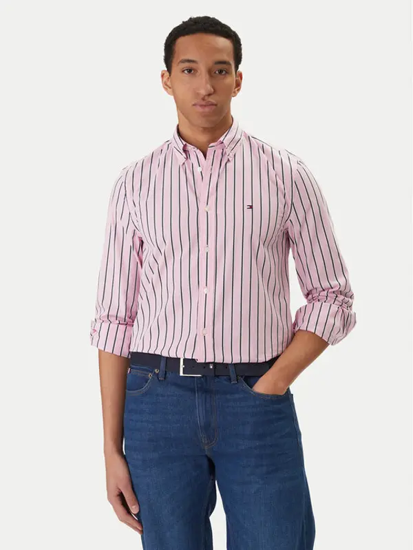 Tommy Hilfiger Tommy Hilfiger Košulja MW0MW42441 Ružičasta Regular Fit