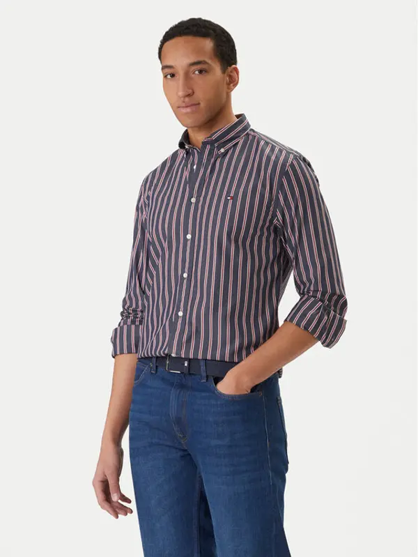 Tommy Hilfiger Tommy Hilfiger Košulja MW0MW42441 Tamnoplava Regular Fit