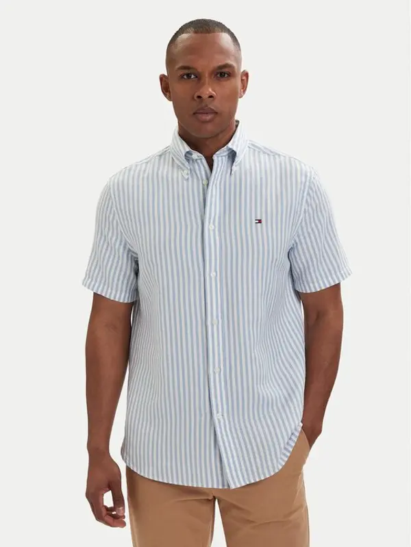 Tommy Hilfiger Tommy Hilfiger Košulja MW0MW42449 Svijetlo plava Regular Fit