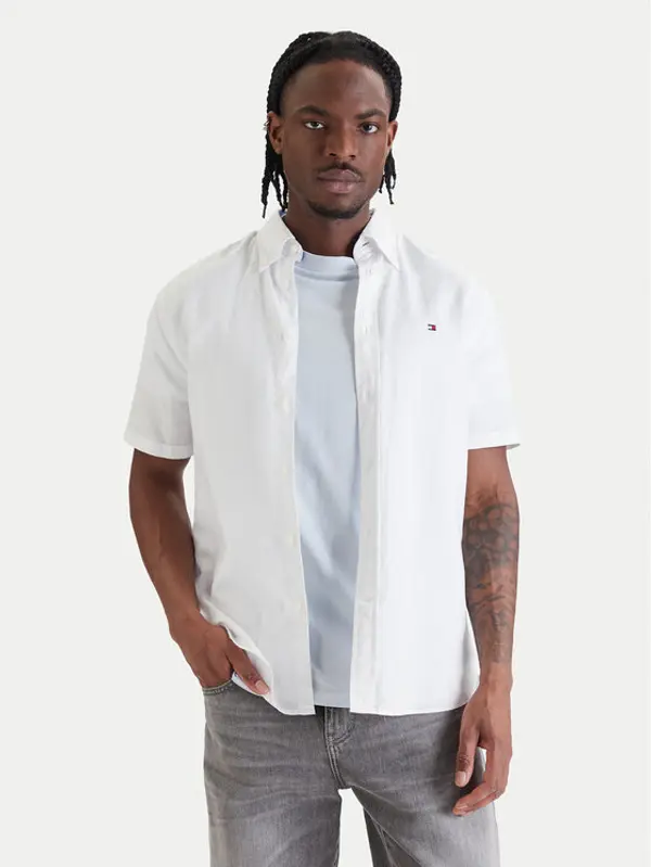 Tommy Hilfiger Tommy Hilfiger Košulja MW0MW42450 Bijela Regular Fit