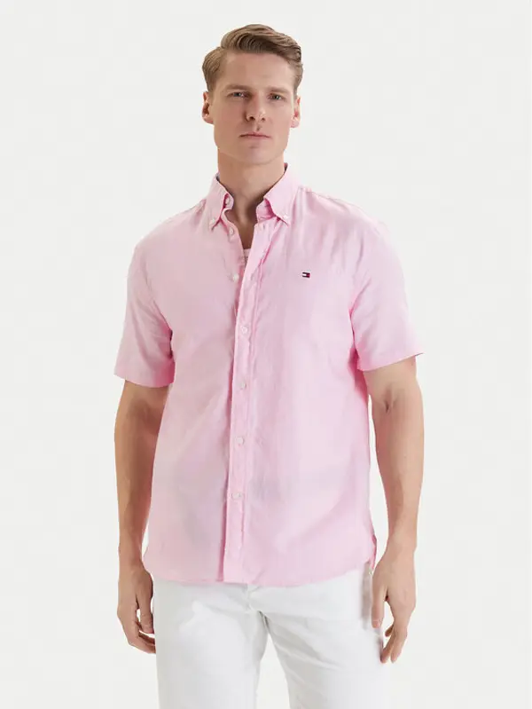Tommy Hilfiger Tommy Hilfiger Košulja MW0MW42450 Ružičasta Regular Fit