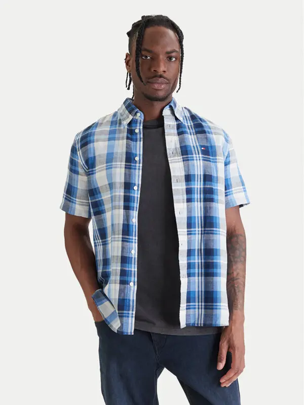 Tommy Hilfiger Tommy Hilfiger Košulja MW0MW43126 Plava Regular Fit