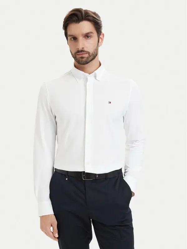 Tommy Hilfiger Tommy Hilfiger Košulja MW0MW43433 Bijela Regular Fit