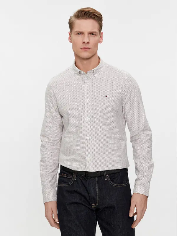 Tommy Hilfiger Tommy Hilfiger Košulja Oxford MW0MW33778 Plava Slim Fit