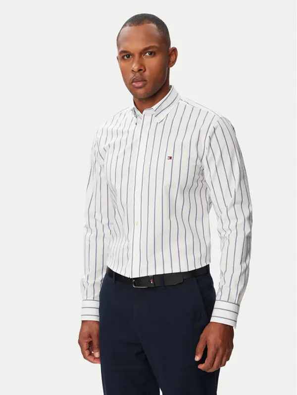 Tommy Hilfiger Tommy Hilfiger Košulja Performance MW0MW43430 Svijetlo plava Slim Fit