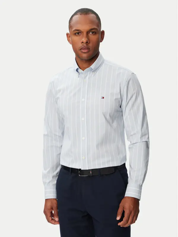 Tommy Hilfiger Tommy Hilfiger Košulja Performance MW0MW43430 Svijetlo plava Slim Fit