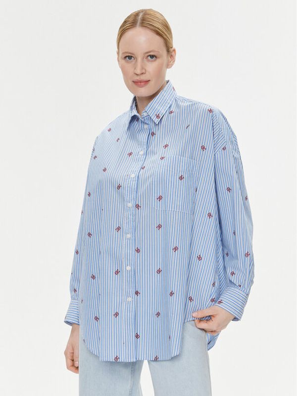 Tommy Hilfiger Tommy Hilfiger Košulja WW0WW38970 Plava Relaxed Fit