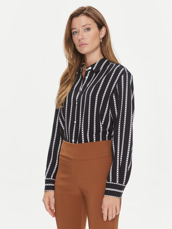 Tommy Hilfiger Tommy Hilfiger Košulja WW0WW40248 Tamnoplava Relaxed Fit