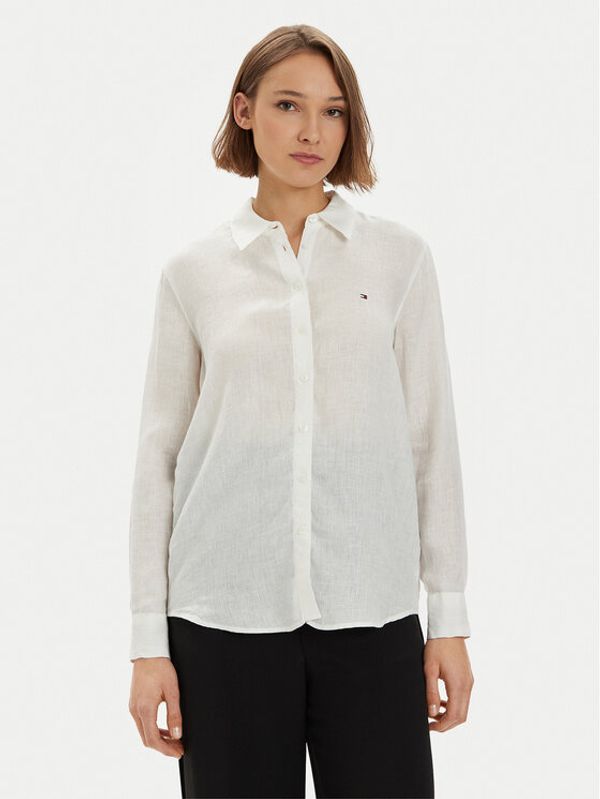 Tommy Hilfiger Tommy Hilfiger Košulja WW0WW42037 Bijela Relaxed Fit
