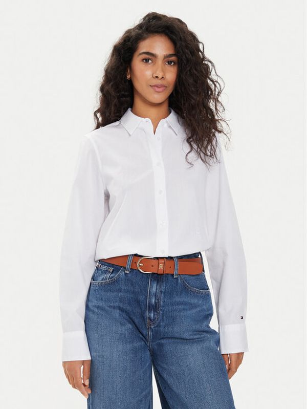 Tommy Hilfiger Tommy Hilfiger Košulja WW0WW43344 Bijela Regular Fit