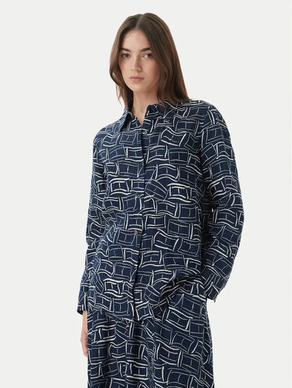 Tommy Hilfiger Tommy Hilfiger Košulja WW0WW44679 Tamnoplava Regular Fit