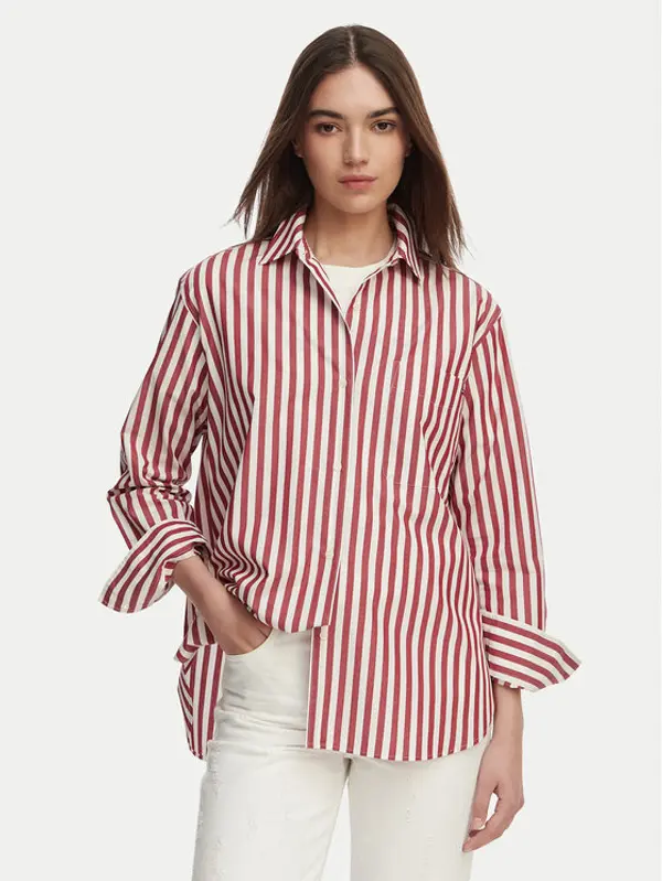 Tommy Hilfiger Tommy Hilfiger Košulja WW0WW45612 Svijetlo crvena Regular Fit