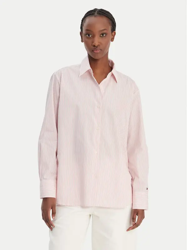 Tommy Hilfiger Tommy Hilfiger Košulja WW0WW48190 Ružičasta Regular Fit