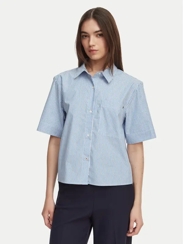 Tommy Hilfiger Tommy Hilfiger Košulja WW0WW48899 Svijetlo plava Relaxed Fit