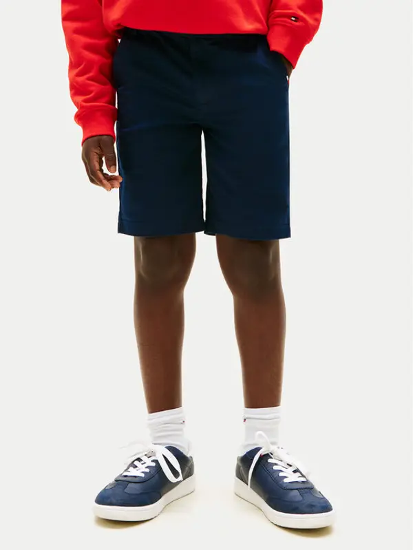 Tommy Hilfiger Tommy Hilfiger Kratke hlače 1985 Essential KB0KB09641 Tamnoplava Regular Fit