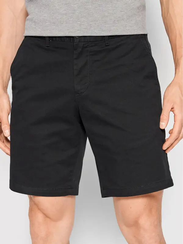 Tommy Hilfiger Tommy Hilfiger Kratke hlače Brooklyn MW0MW23563 Crna Regular Fit