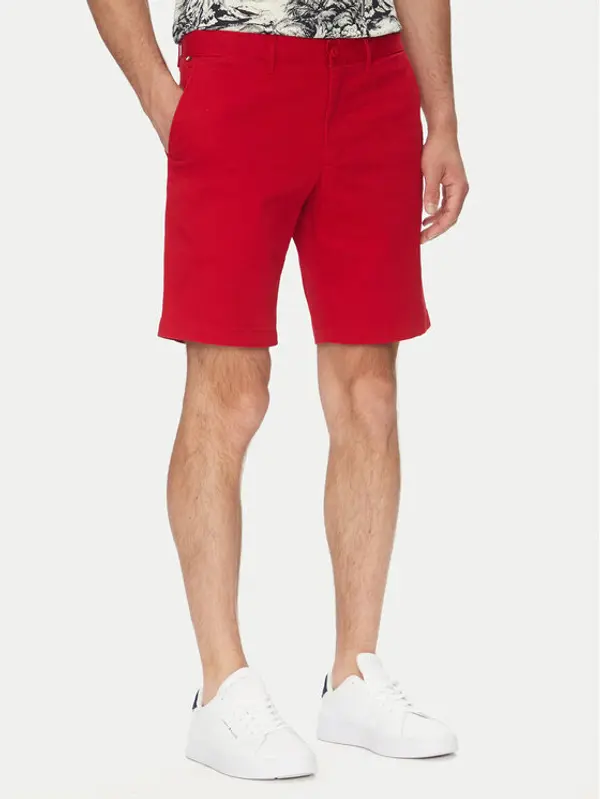 Tommy Hilfiger Tommy Hilfiger Kratke hlače Brooklyn MW0MW23563 Crvena Regular Fit