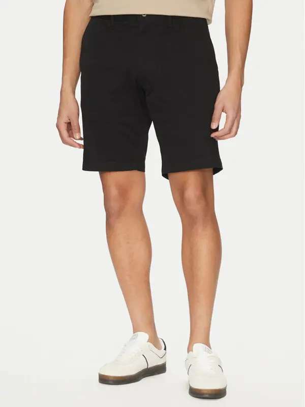 Tommy Hilfiger Tommy Hilfiger Kratke hlače Harlem MW0MW23568 Crna Regular Fit