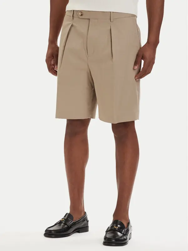 Tommy Hilfiger Tommy Hilfiger Kratke hlače Smart Casual MW0MW42670 Svijetlo bež Relaxed Fit