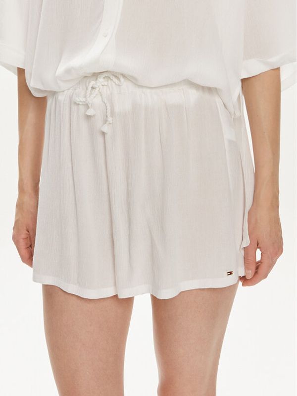 Tommy Hilfiger Tommy Hilfiger Kratke hlače UW0UW05332 Bijela Relaxed Fit