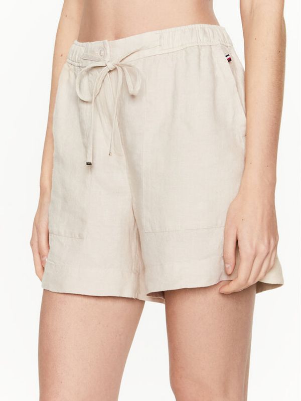 Tommy Hilfiger Tommy Hilfiger Kratke hlače WW0WW37768 Bež Regular Fit