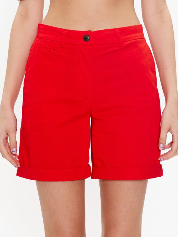Tommy Hilfiger Tommy Hilfiger Kratke hlače WW0WW37772 Crvena Regular Fit