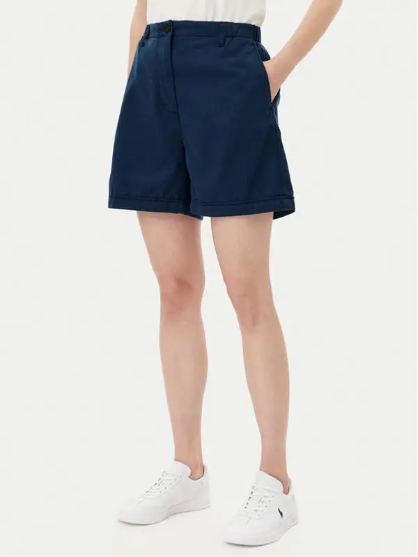 Tommy Hilfiger Tommy Hilfiger Kratke hlače WW0WW44762 Tamnoplava Regular Fit