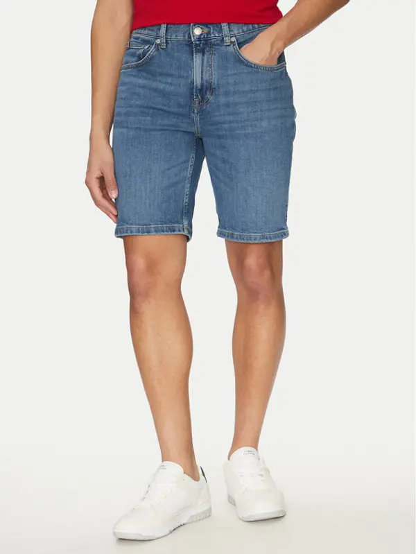 Tommy Hilfiger Tommy Hilfiger Kratke traperice Brooklyn MW0MW39194 Plava Slim Fit