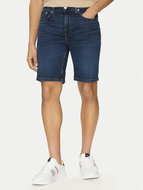 Tommy Hilfiger Tommy Hilfiger Kratke traperice Brooklyn MW0MW39196 Tamnoplava Slim Fit