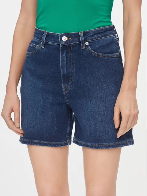 Tommy Hilfiger Tommy Hilfiger Kratke traperice Dnm Straight Short Rw Kai WW0WW41320 Plava Slim Fit
