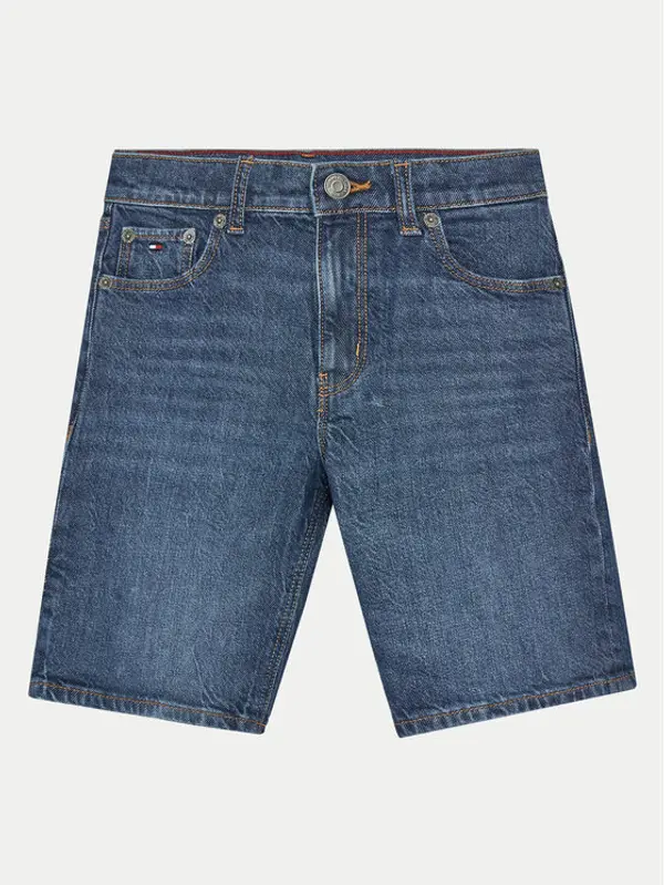 Tommy Hilfiger Tommy Hilfiger Kratke traperice KB0KB09322 Tamnoplava Regular Fit
