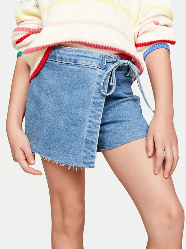 Tommy Hilfiger Tommy Hilfiger Kratke traperice KG0KG07919 Plava Regular Fit