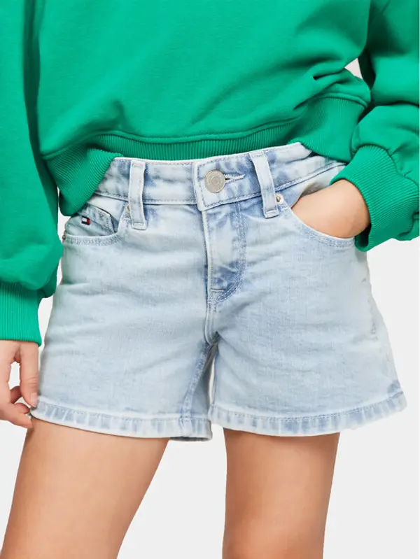Tommy Hilfiger Tommy Hilfiger Kratke traperice Nora KG0KG07917 Plava Regular Fit