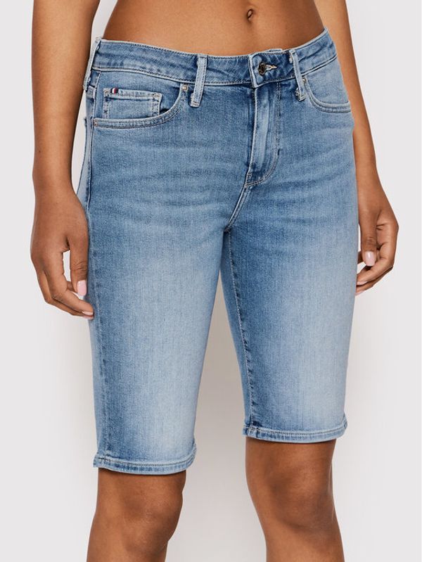 Tommy Hilfiger Tommy Hilfiger Kratke traperice Venice WW0WW33211 Plava Slim Fit