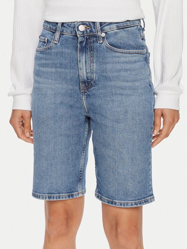 Tommy Hilfiger Tommy Hilfiger Kratke traperice WW0WW41323 Plava Slim Fit