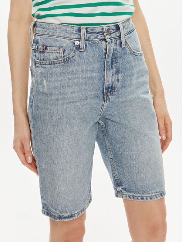 Tommy Hilfiger Tommy Hilfiger Kratke traperice WW0WW41326 Plava Slim Fit