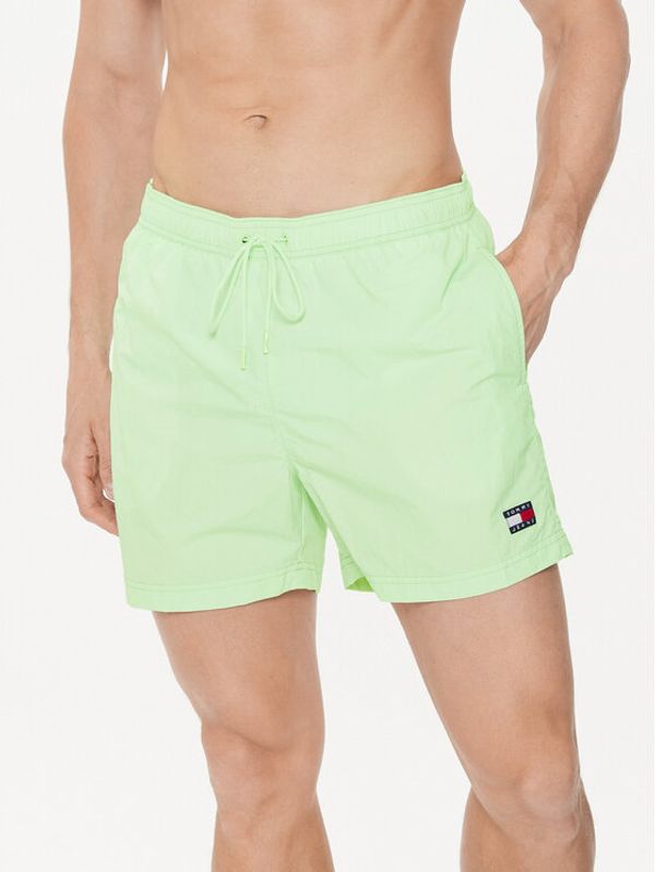 Tommy Hilfiger Tommy Hilfiger Kupaće gaće i hlače Crinkle UM0UM03147 Zelena Regular Fit