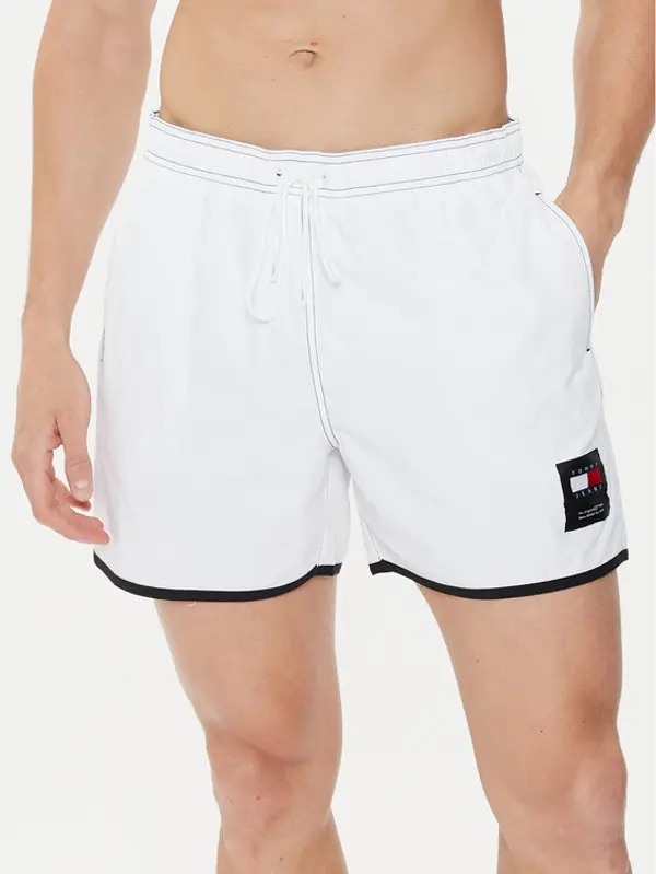 Tommy Hilfiger Tommy Hilfiger Kupaće gaće i hlače UM0UM03149 Bijela Regular Fit
