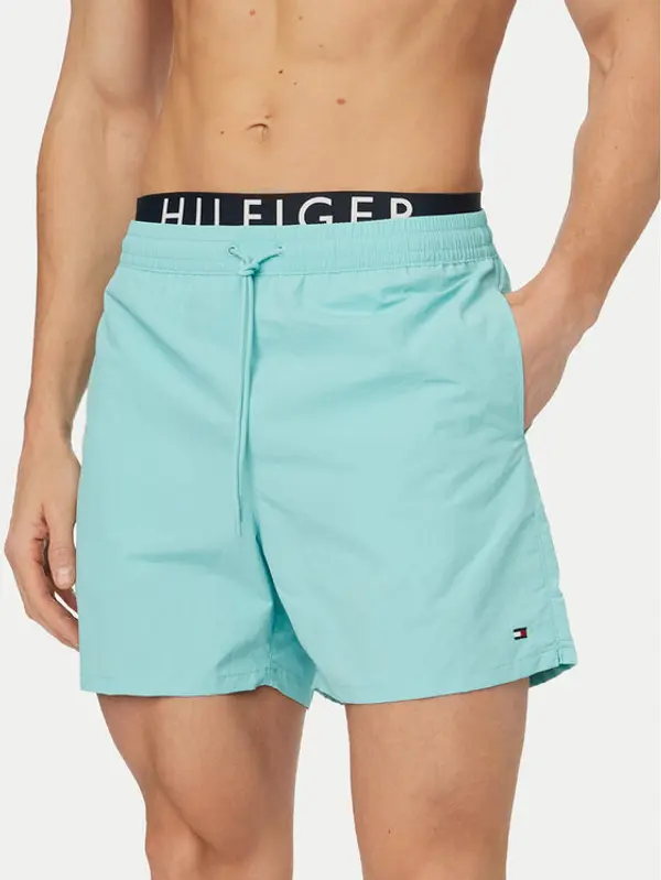 Tommy Hilfiger Tommy Hilfiger Kupaće gaće i hlače UM0UM03749 Tirkizna Regular Fit