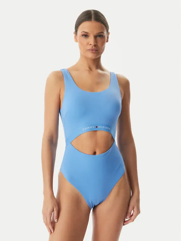 Tommy Hilfiger Tommy Hilfiger Kupaći kostim UW0UW06367 Svijetlo plava