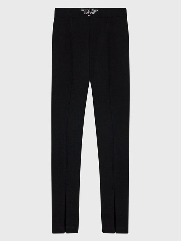Tommy Hilfiger Tommy Hilfiger Leggings KG0KG07062 Crna Slim Fit