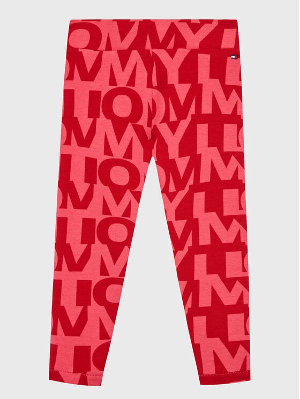 Tommy Hilfiger Tommy Hilfiger Leggings KG0KG07123 D Crvena Slim Fit