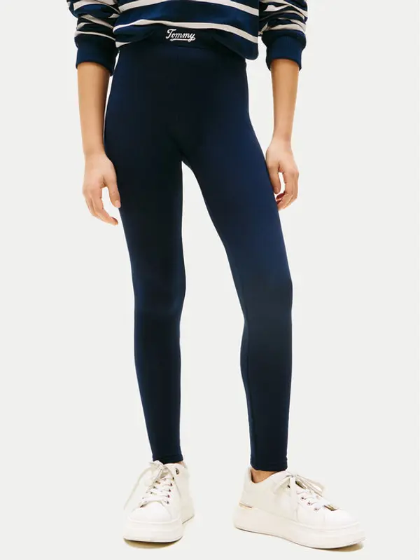 Tommy Hilfiger Tommy Hilfiger Leggings KG0KG08628 Tamnoplava Slim Fit