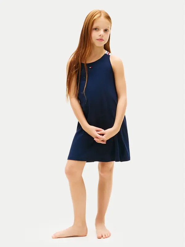 Tommy Hilfiger Tommy Hilfiger Ljetna haljina UG0UG00803 Tamnoplava Regular Fit