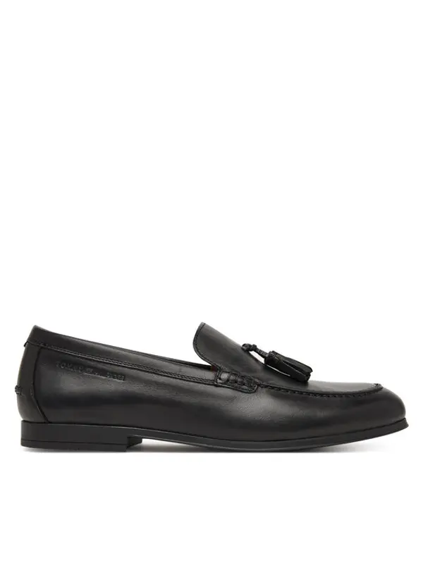 Tommy Hilfiger Tommy Hilfiger Loaferice Flex Hilfiger Lth Tassel Loafer FM0FM05891 Crna