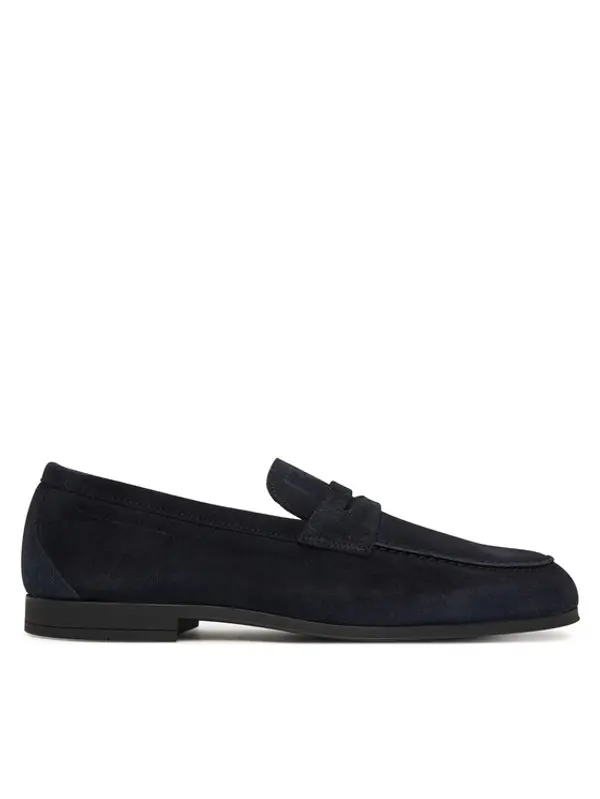 Tommy Hilfiger Tommy Hilfiger Loaferice Flexible Slim Suede Loafer FM0FM05745 Plava
