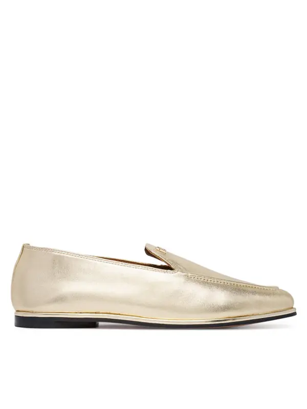 Tommy Hilfiger Tommy Hilfiger Loaferice Gold Loafer FW0FW08958 Zlatna