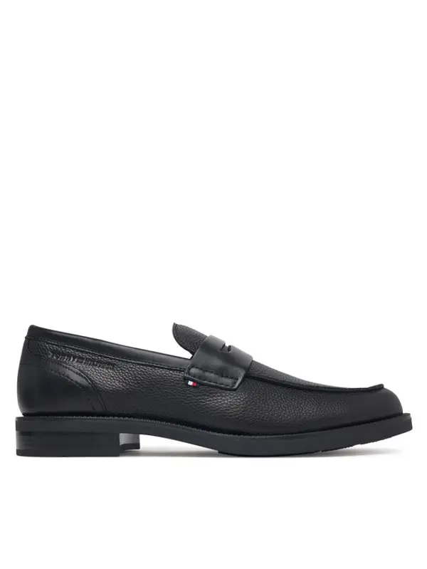 Tommy Hilfiger Tommy Hilfiger Loaferice Lth Mix Dress Hilfiger Loafer FM0FM06087 Crna